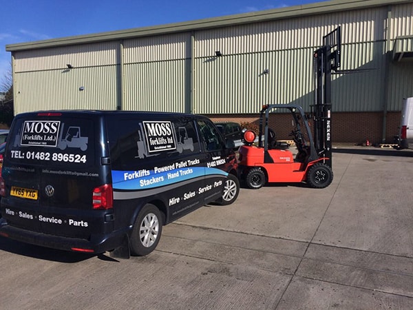 Moss Forklifts offer full servicing and maintenance, to ensure your material handling equipment is in full working order. We we can supply you with parts for all makes and models of material handling equipment. 